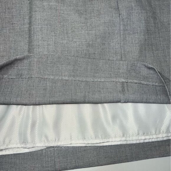 H&M Gray Skirt Classic A-Line Womens Size 12 Polyester Blend Mid-Length - Picture 3 of 8
